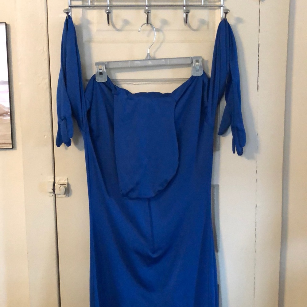 Spandex Morph Suit with attached finger gloves.